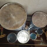 Fabienne Jouvin, set of 3 cloisonné boxes, signed