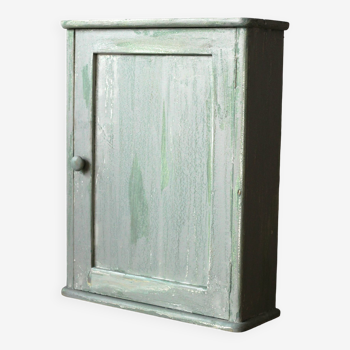 Green patinated medicine cabinet