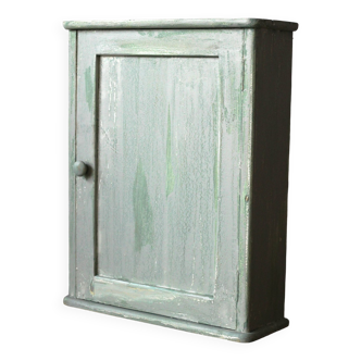 Green patinated medicine cabinet