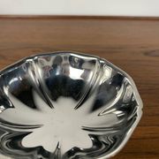 Lot de 6 coupes à glace / dessert en inox, forme de "fleur"