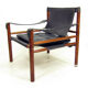 Fauteuil Sirocco en palissandre par Arne Norell