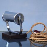 Art Deco Desk Chromed Lamp for Bankers