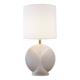 Large porcelain table lamp - 1980s