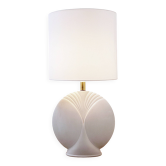 Large porcelain table lamp - 1980s