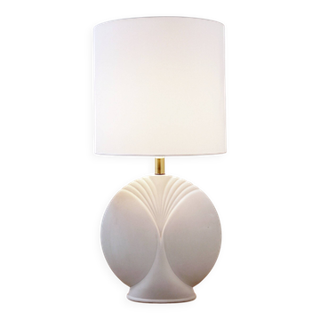 Large porcelain table lamp - 1980s