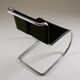 MR chair in leather by Ludwig mies Van der Rohe
