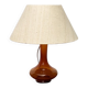 Mid-century Danish glass table lamp by Holmegaard