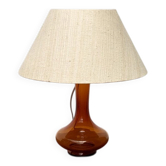 Lampe de table danoise en verre du milieu du siècle de Holmegaard