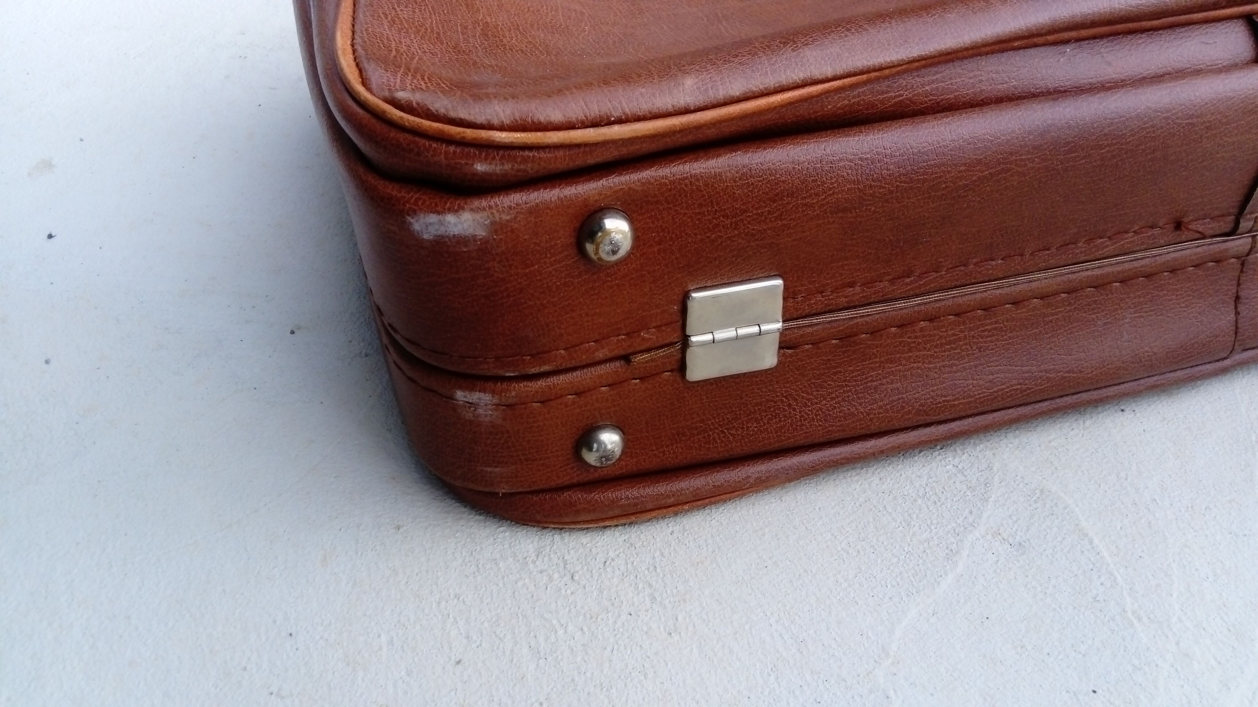 Valise vintage marron