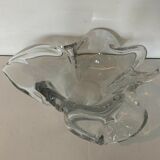 Leaf-shaped table centre of lorraine 20th century crystalry