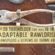 Rare Rawl display furniture from the 1950s with drawers and a showcase.