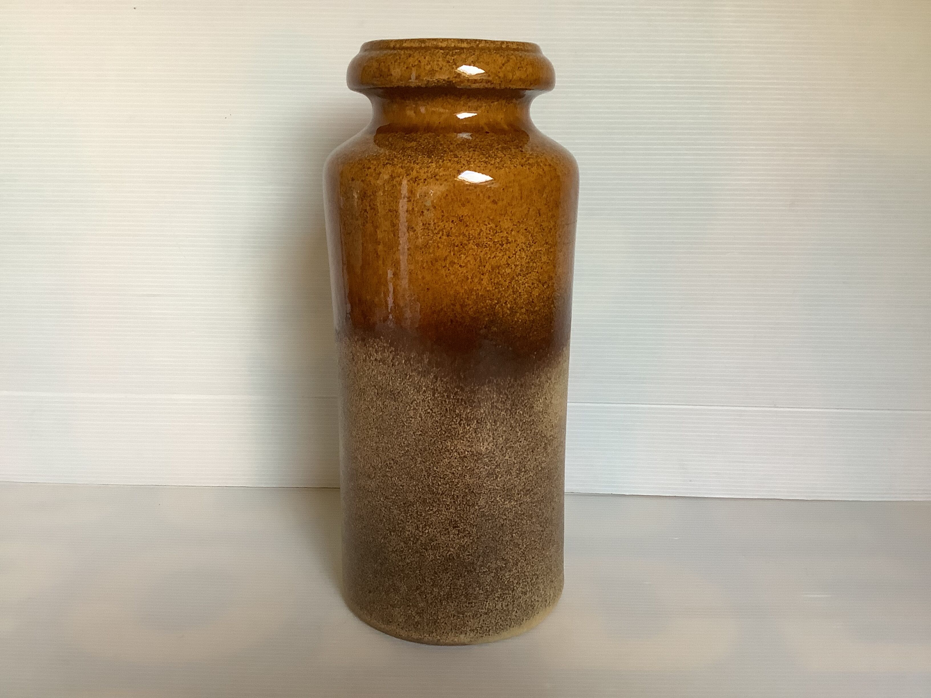 Large ceramic vase W Germany varnished and matte