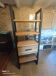 Design library / "Clifwood" shelf in solid oak & metal – Monsie