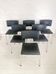 Set of six Sparta leather chairs by Christoph Hindermann for Dietiker, 1990s.