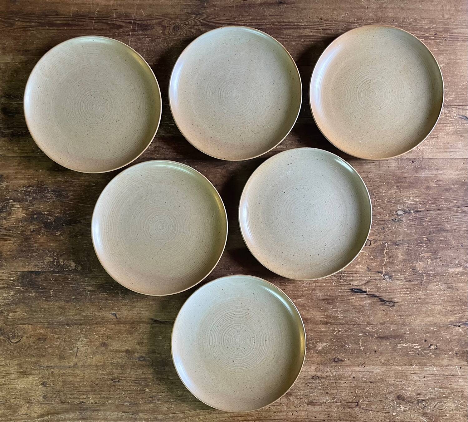 Assiettes plates en grès CNP