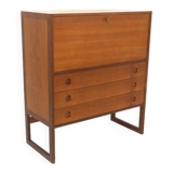 Secrétaire scandinave en teck "Varié", Arne Wahl-Iversen, Suède, 1960