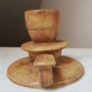 Sandstone hand candle holder