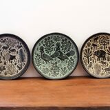 Decorative plates by Stefan Kniat 60s
