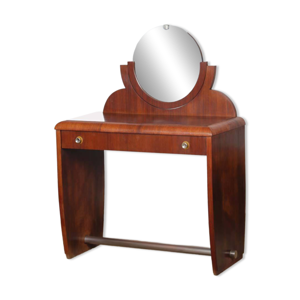 Coiffeuse Art déco en acajou des années 1930