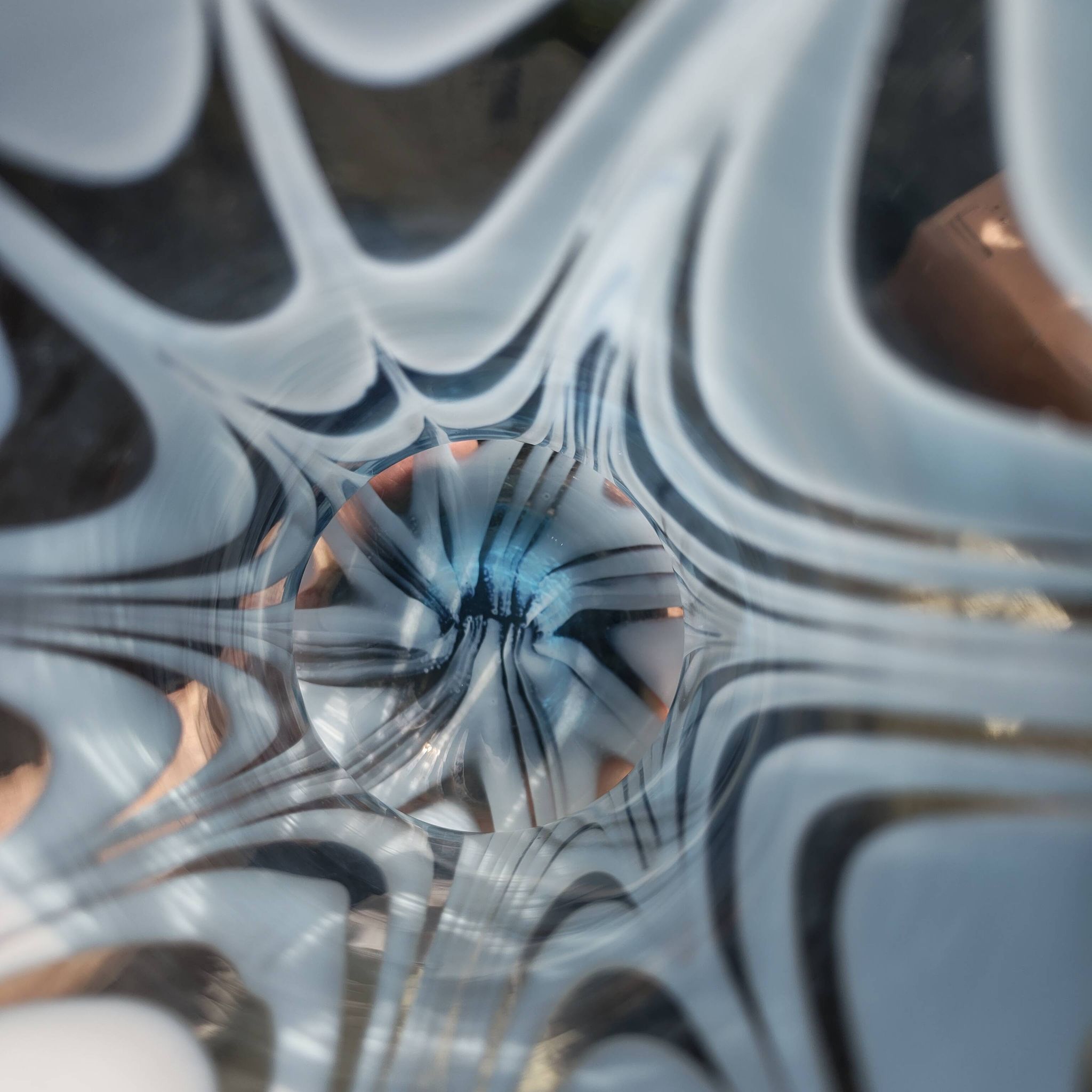 Handmade glass vase