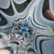 Handmade glass vase