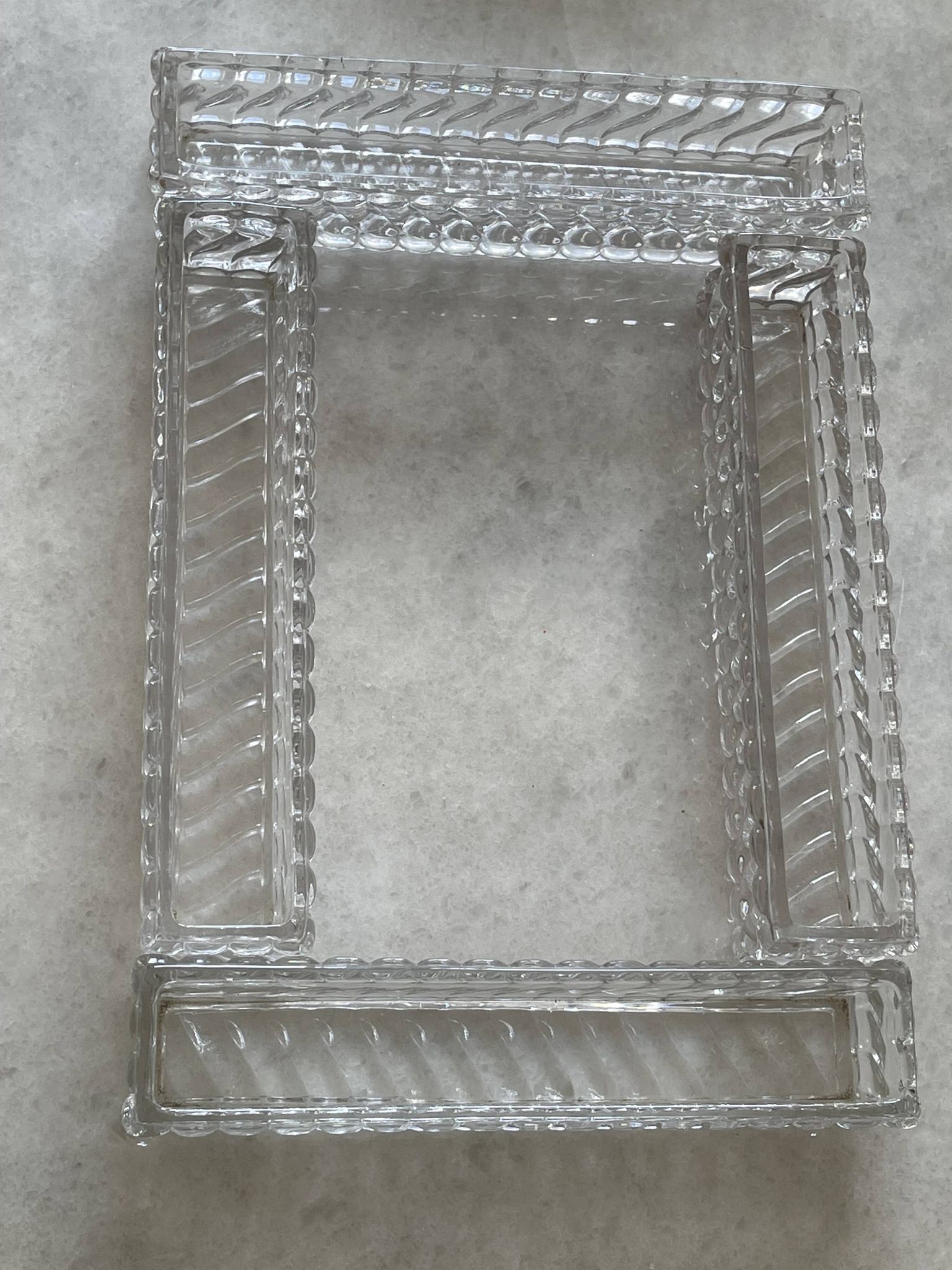 Baccarat runner or centerpiece.