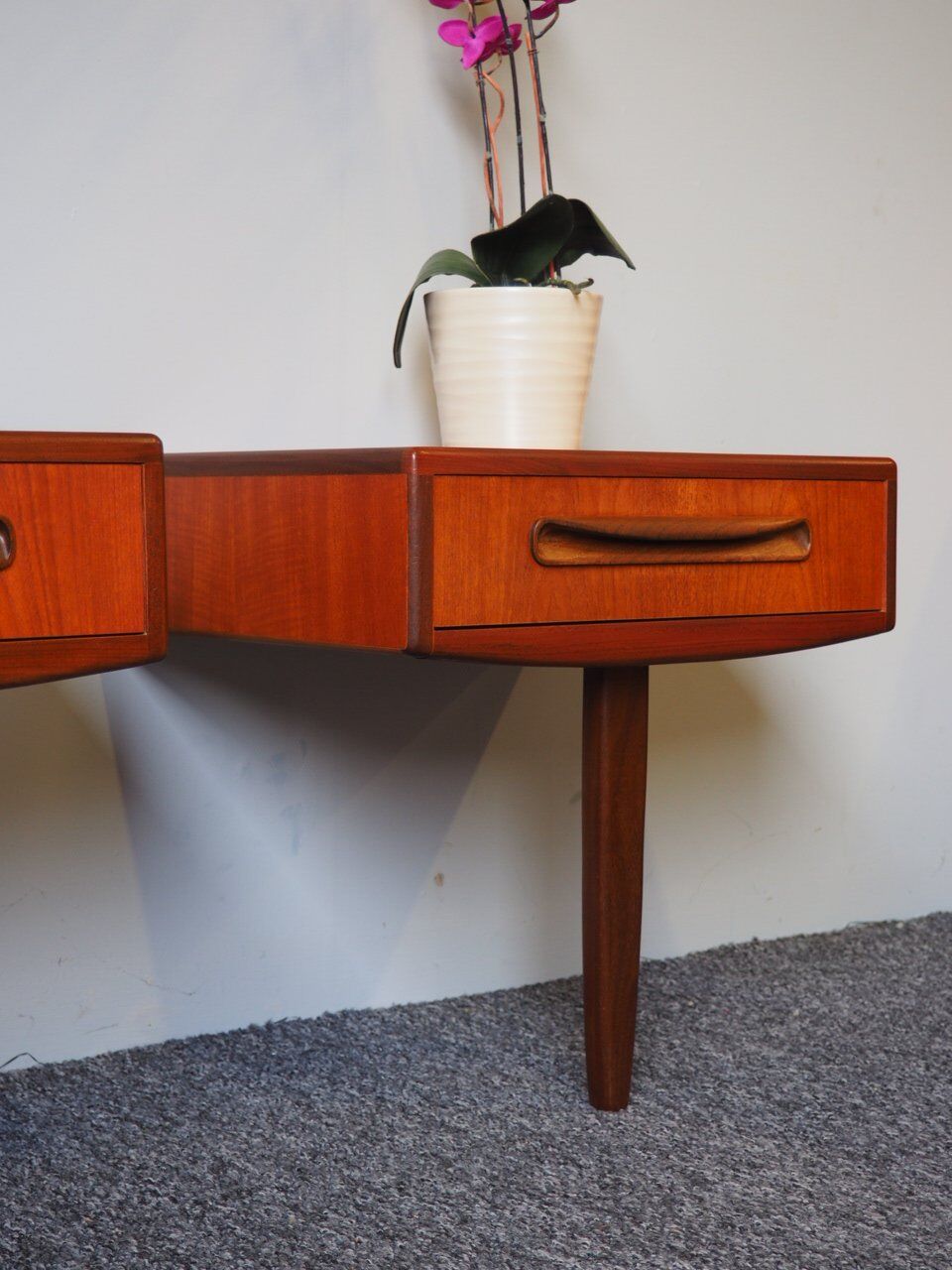 Pair of G Plan Fresco bedside tables in teak