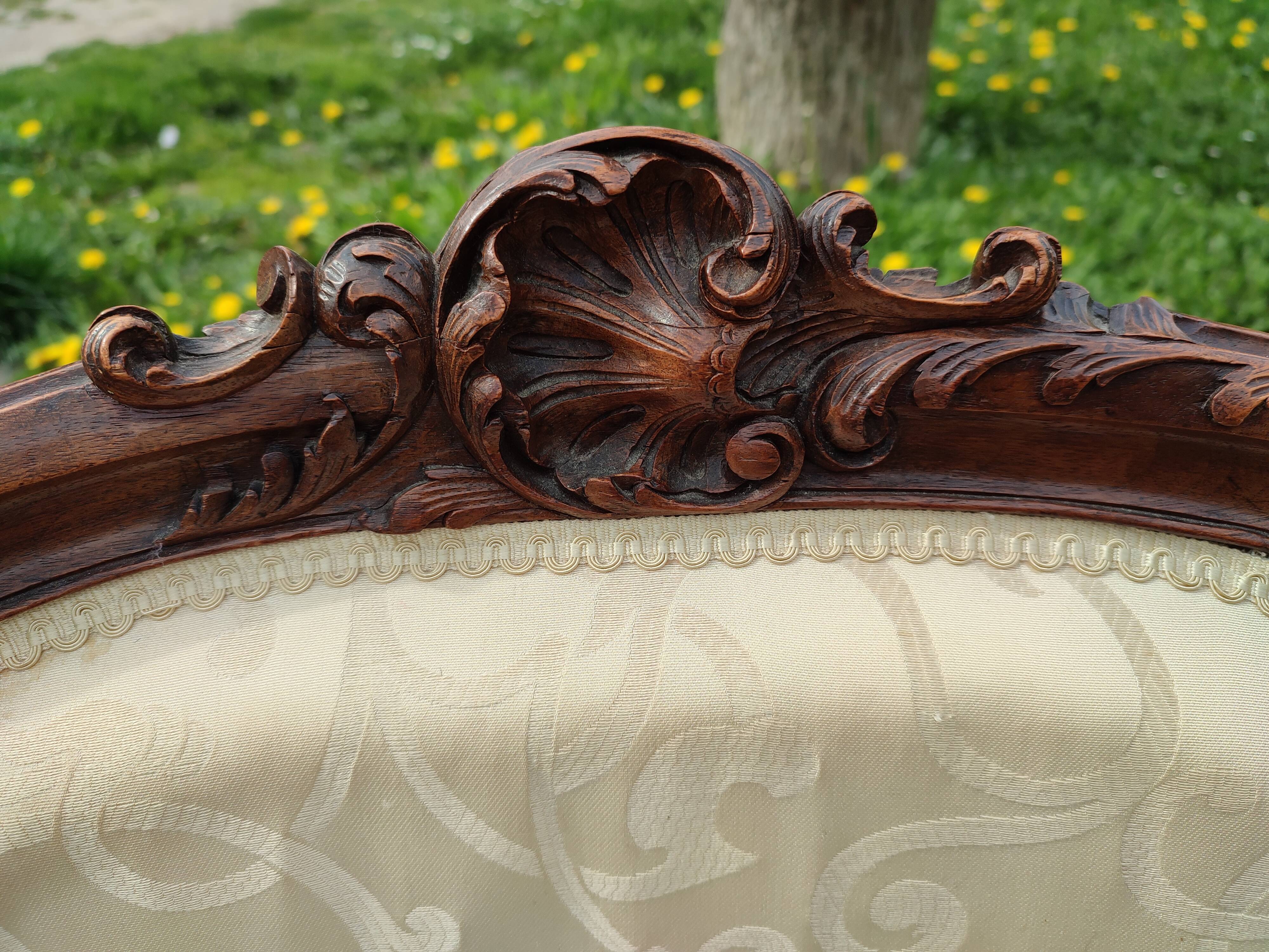 Louis XV rocaille style living room set