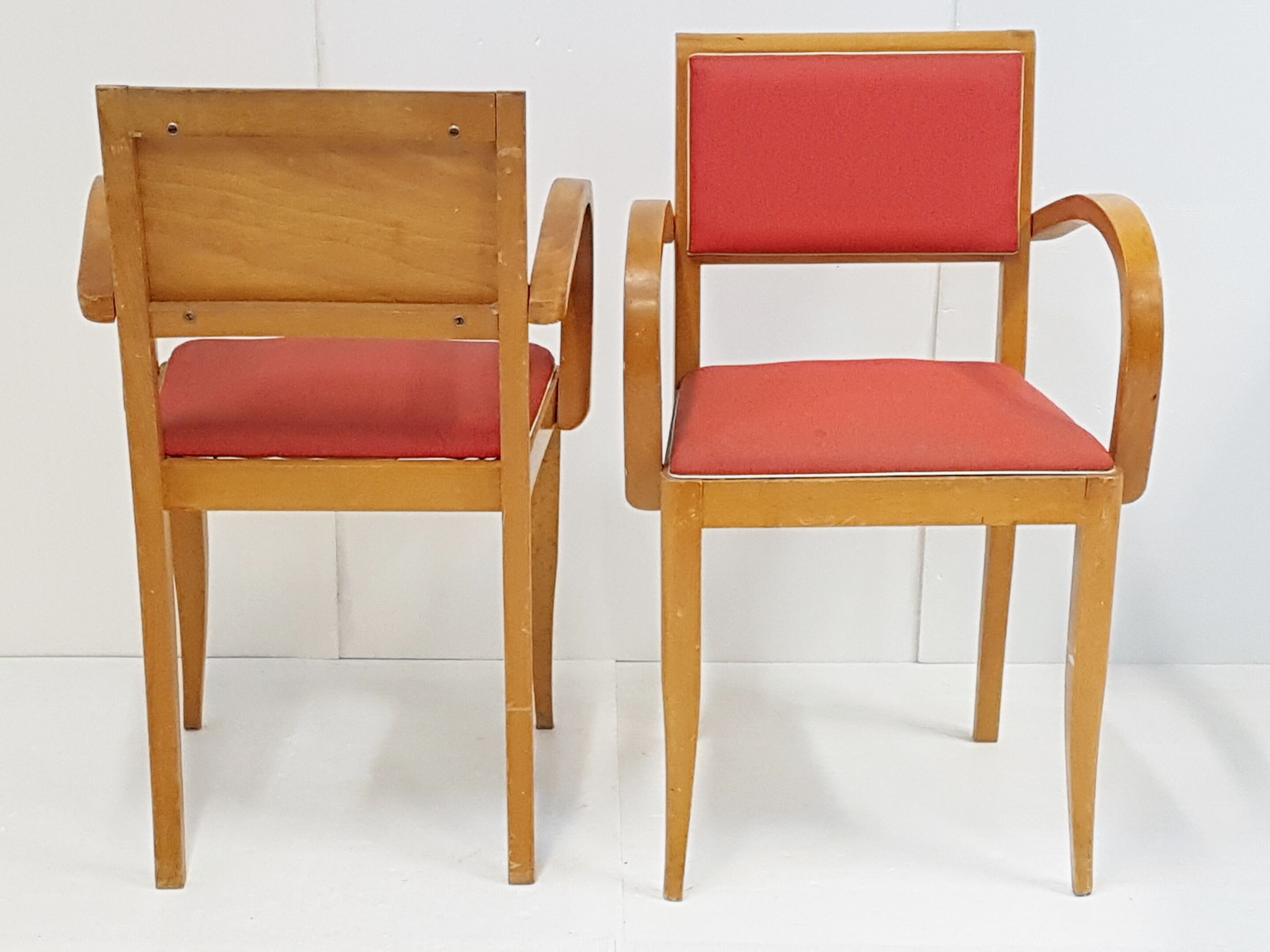 Paire de fauteuils bridge rockabilly 1950