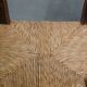 Set of 4 Antique Spanish Country Chairs with Woven Rattan Seats
