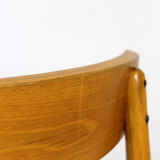 Ash dining chairs from Ton, 1960