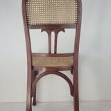 Chaises Art Nouveau en bois courbé (*2)
