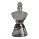 Scandinavian modernist carafe in Bauhaus crystal 1970s