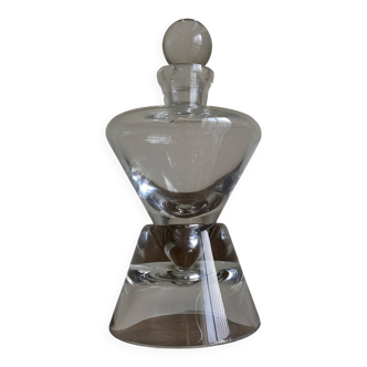 Bauhaus 1970s Scandinavian Modernist Crystal Carafe