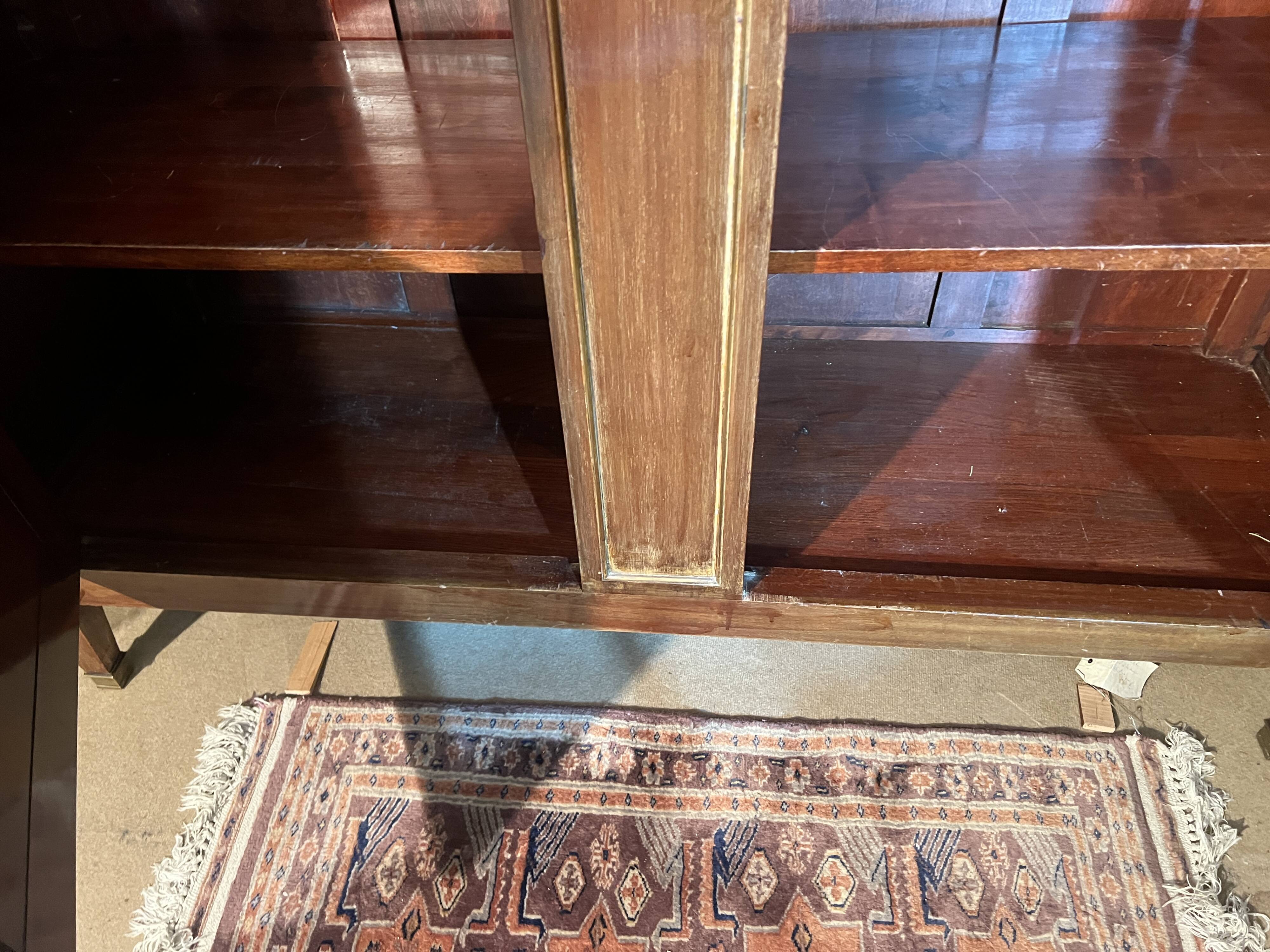 Directoire style library with two mahogany doors