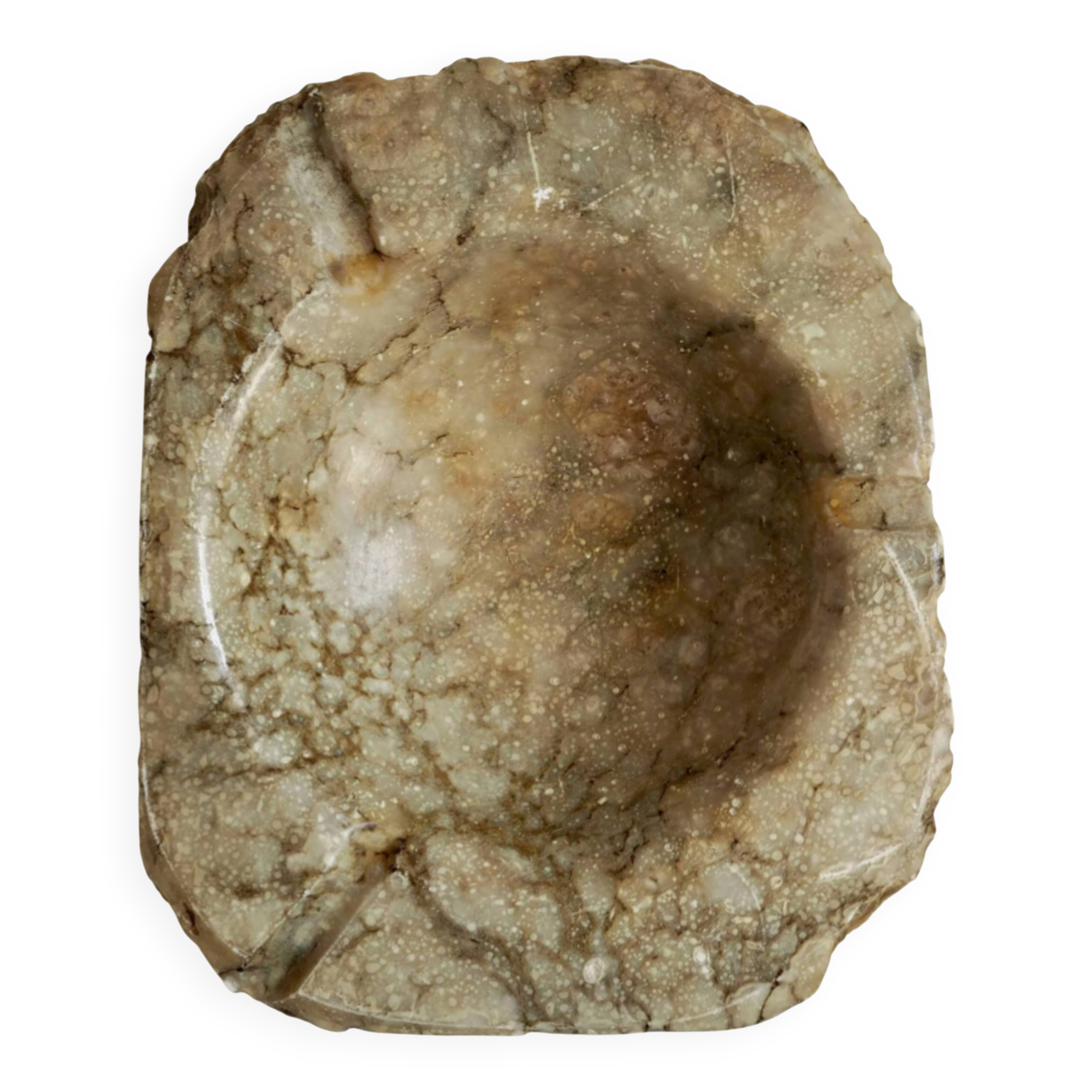 XL stone table ashtray