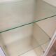 Medical cabinet showcase metal and vintage industrial glass 1950