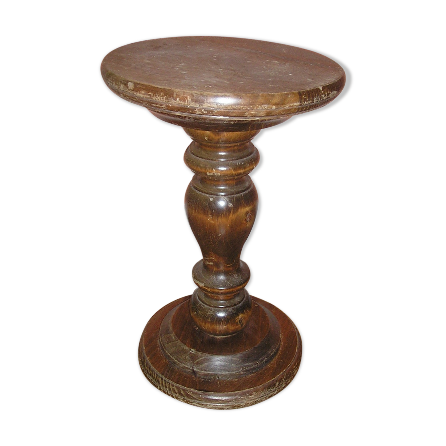 Varnished wooden sellette