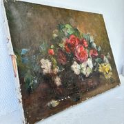 Old painting oil on canvas still life