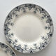 2 dessert plates ironstone Bourgeois Grand Dépôt Art Nouveau