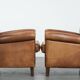 Set of two vintage sheepskin armchairs with beautiful and warm colours