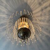 60s-70s crystal tassel cascade chandelier