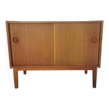 Danish sideboard, sliding doors, in oak