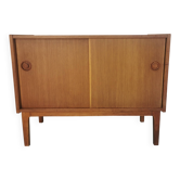 Danish sideboard, sliding doors, in oak