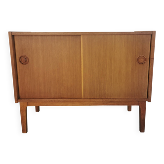 Danish sideboard, sliding doors, in oak