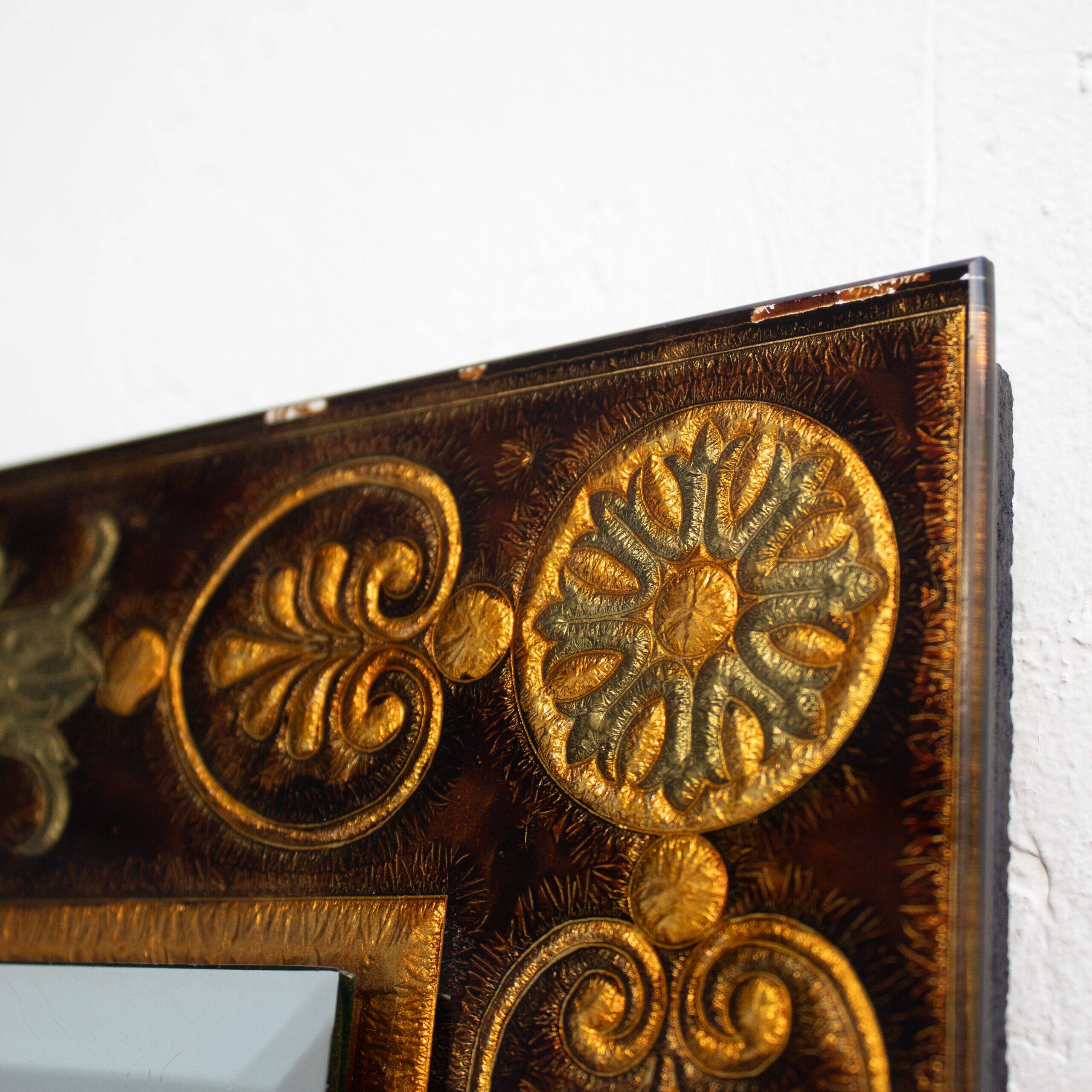 Wall mirror attributed to Erwin Walter Burger