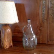 Bouteille en verre moulé vintage 1,75cl