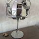 Paire de lampes eres chrome – seylumière– design space age
