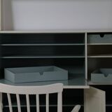 Library Secretary with its “Vardags” armchair by Carl Malmsten, Sweden 1960s