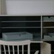 Library Secretary with its “Vardags” armchair by Carl Malmsten, Sweden 1960s
